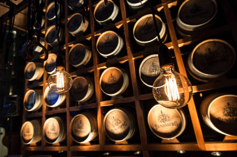 Bundaberg photographer image of rum barrels